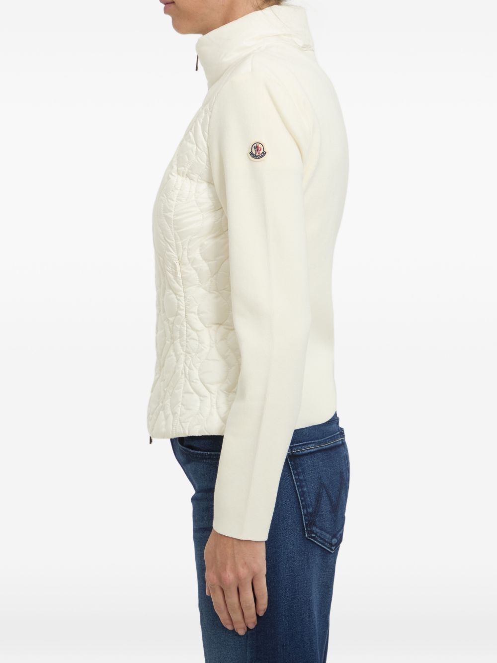 Moncler Women Wool And Nylon Padded Cardigan MONCLER