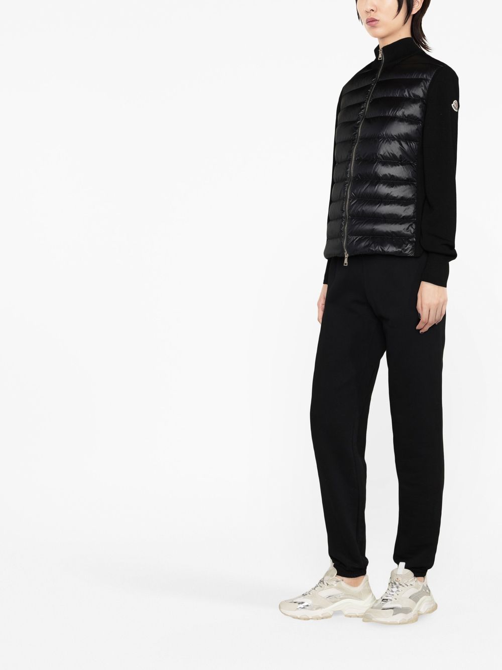 Moncler Women Wool And Nylon Padded Cardigan MONCLER