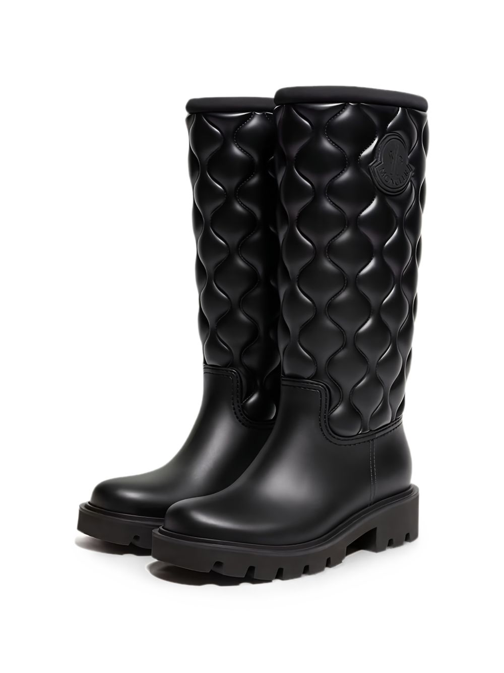 Moncler Women Kickstream Quilted Rain Boots