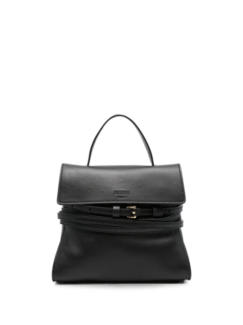 Moschino Women Tie Me Leather Handbag MOSCHINO