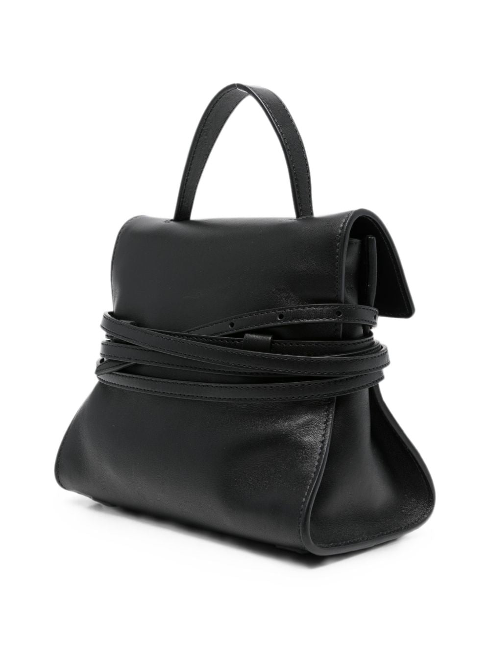 Moschino Women Tie Me Leather Handbag MOSCHINO