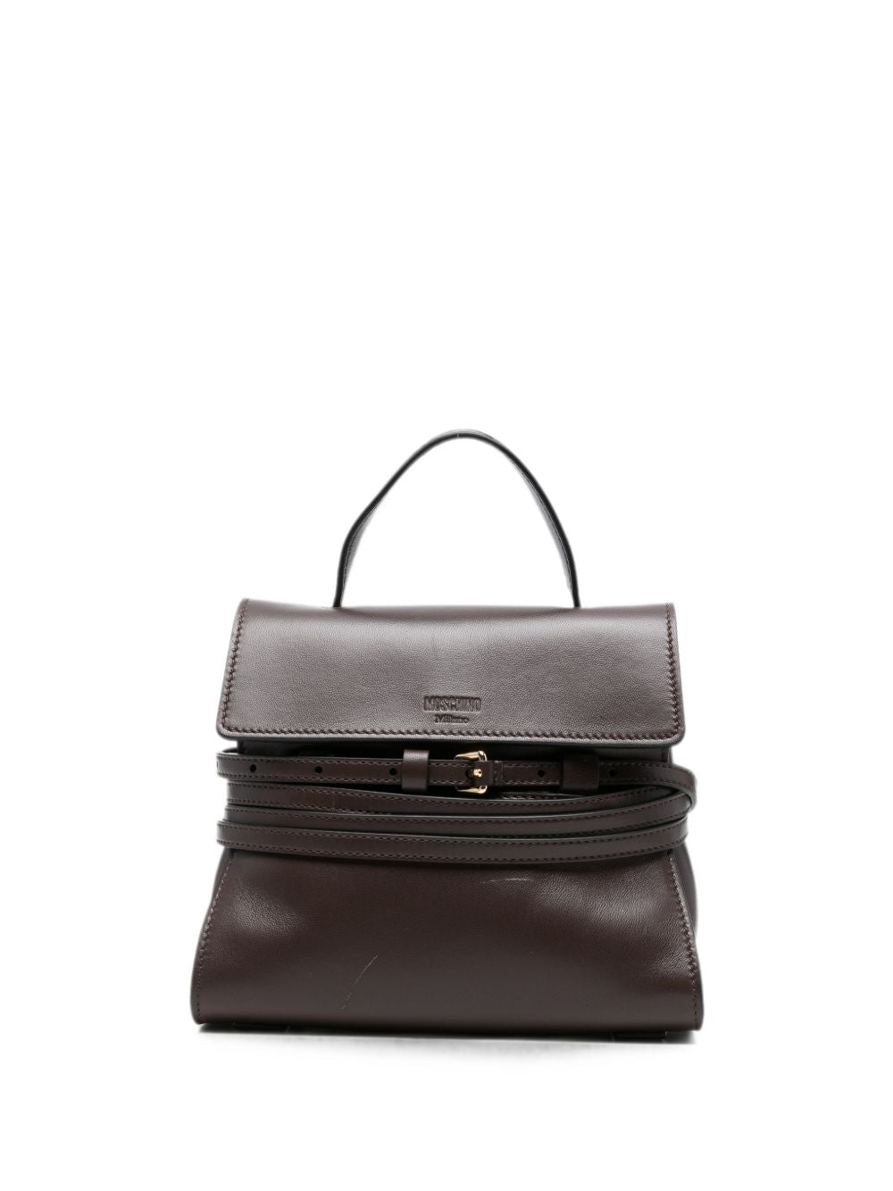 Moschino Women Tie Me Leather Handbag MOSCHINO