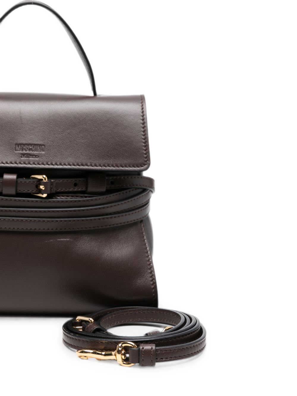 Moschino Women Tie Me Leather Handbag MOSCHINO