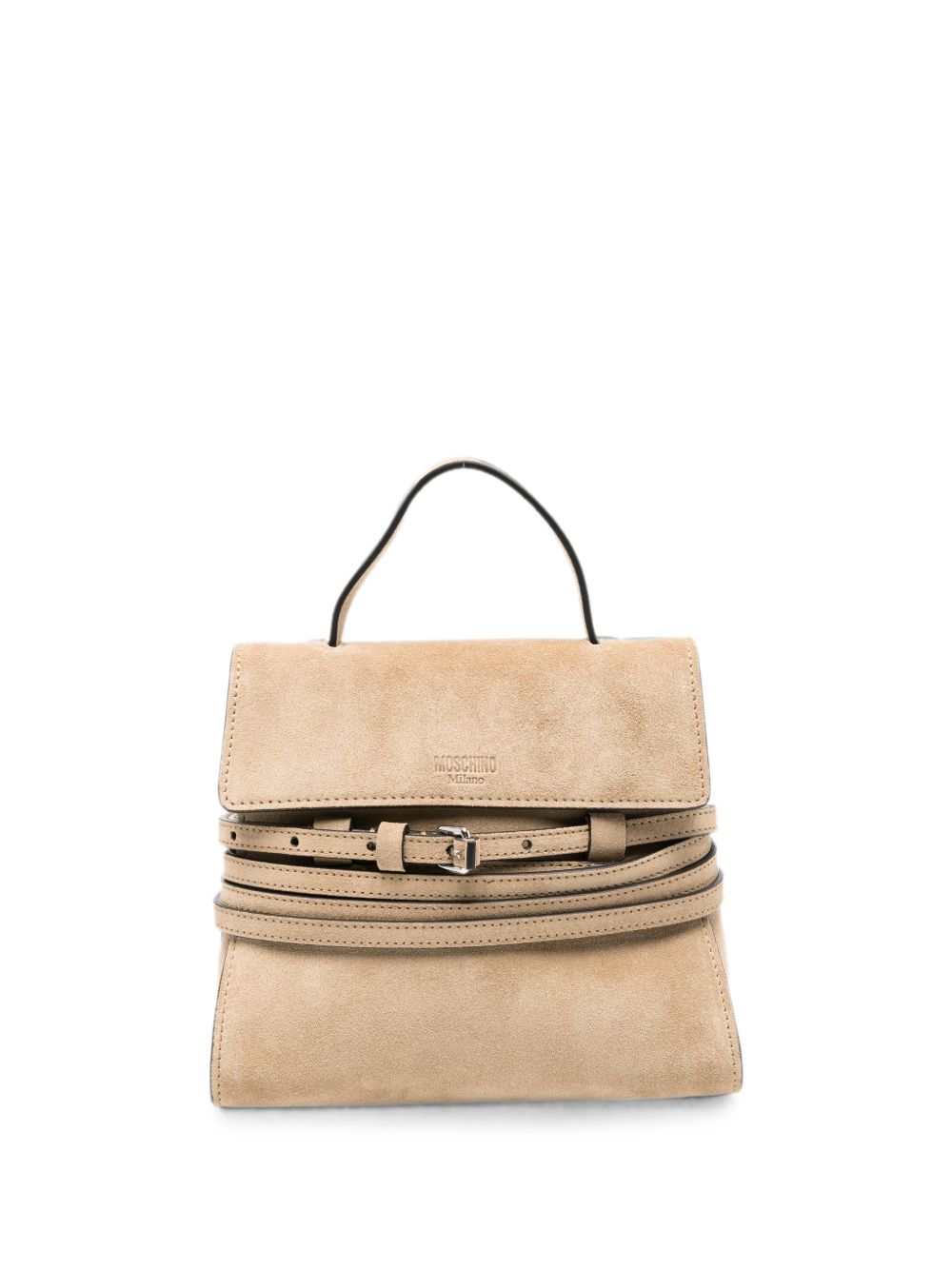 Moschino Women Tie Me Leather Handbag MOSCHINO