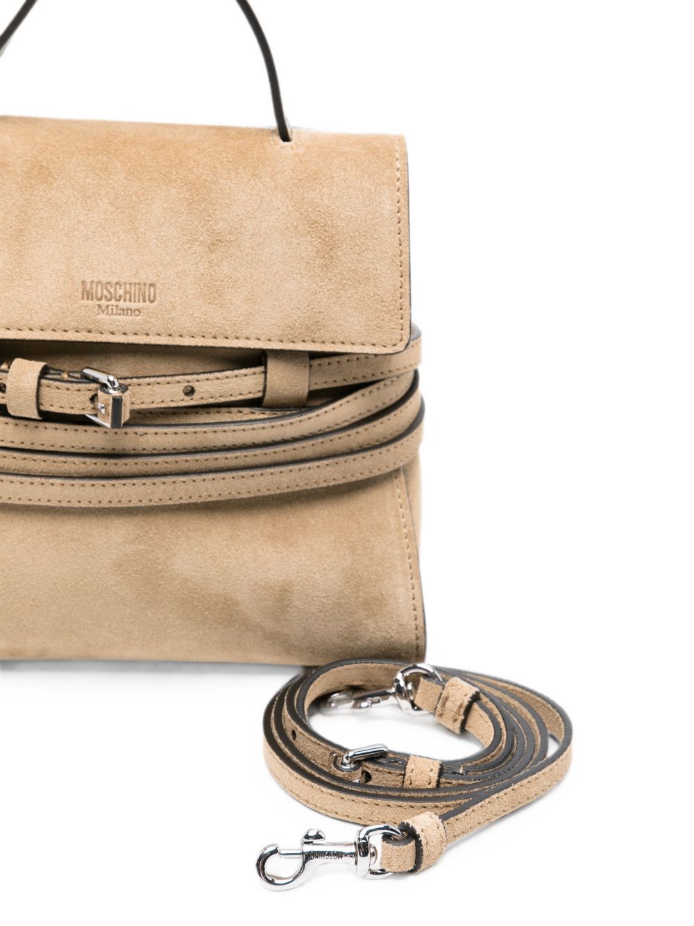 Moschino Women Tie Me Leather Handbag MOSCHINO