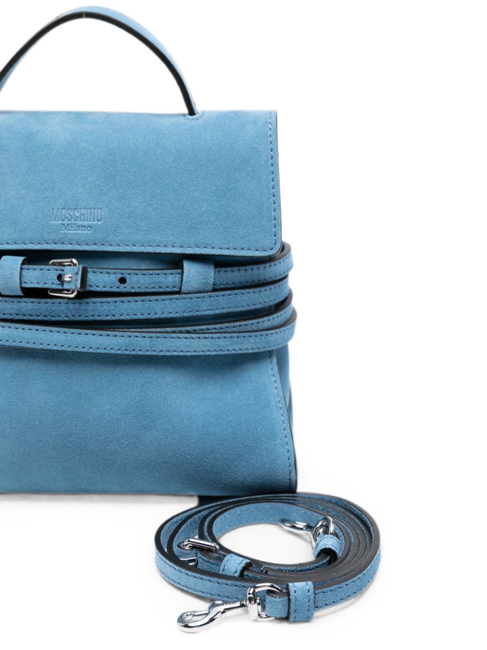 Moschino Women Tie Me Leather Handbag MOSCHINO