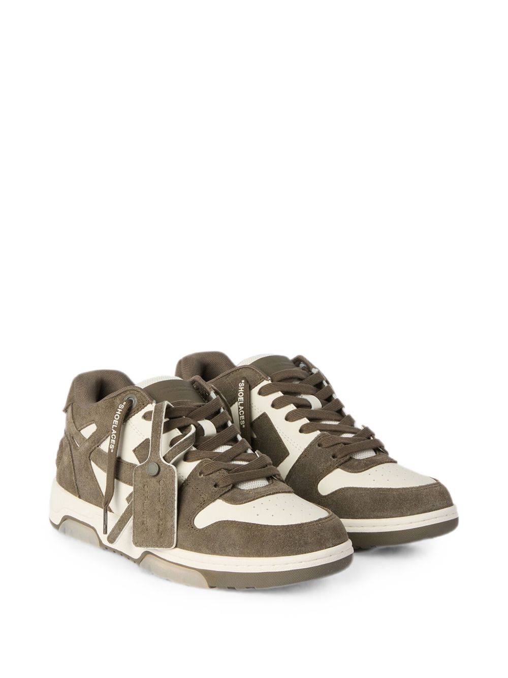 Off-White Men Out Of Office Leather Sneakers