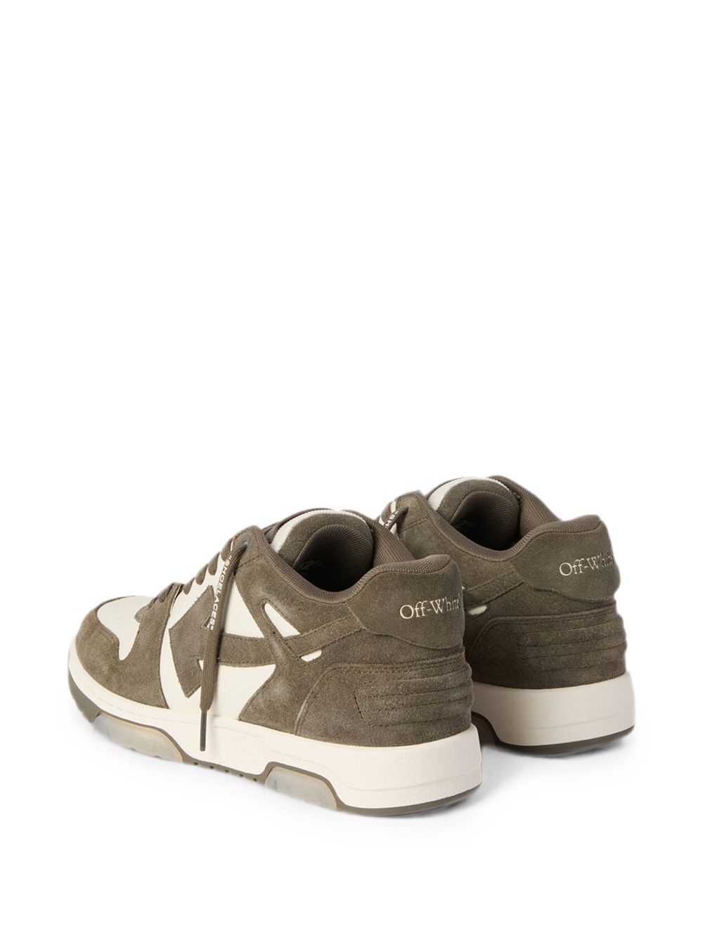 Off-White Men Out Of Office Leather Sneakers