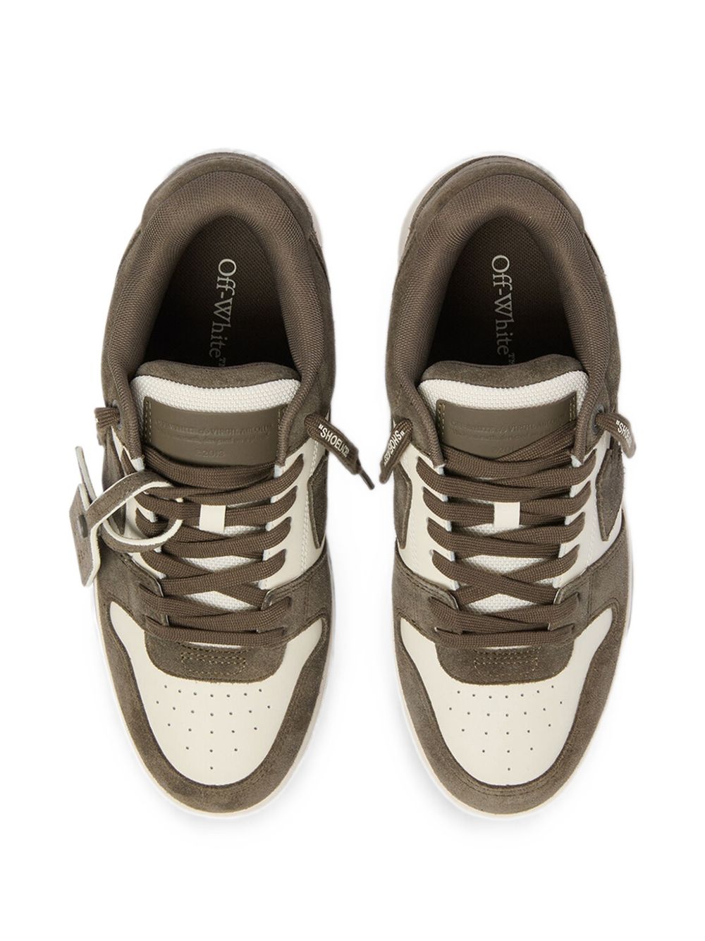 Off-White Men Out Of Office Leather Sneakers