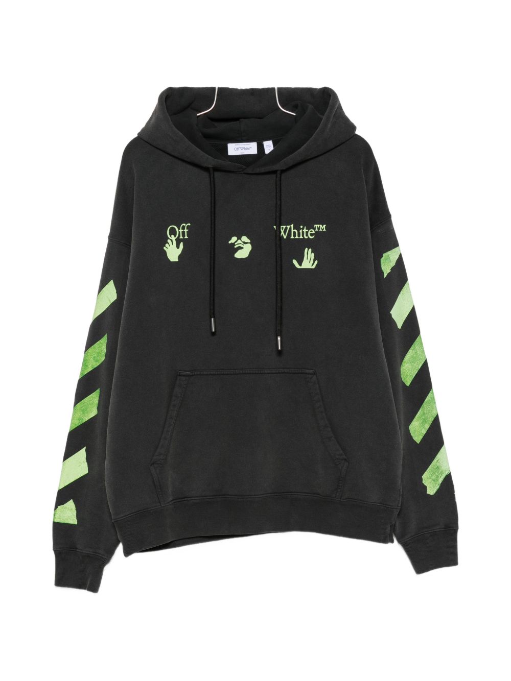 Off-White Men Bacco Arrow Skate Cotton Hoodie OFF-WHITE
