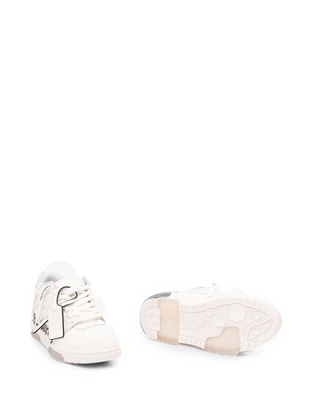 Off-White Men Out Of Office Leather Sneakers OFF-WHITE