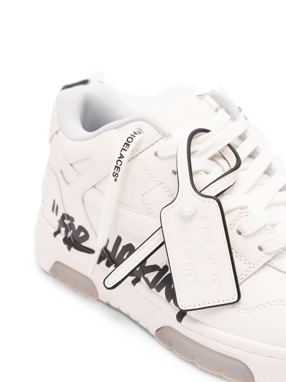 Off-White Men Out Of Office Leather Sneakers OFF-WHITE