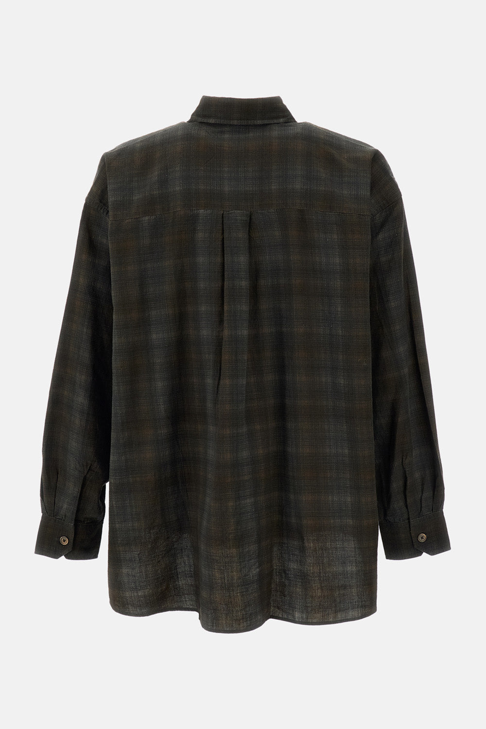 Our Legacy Men Borrowed Check Print Shirt OUR LEGACY