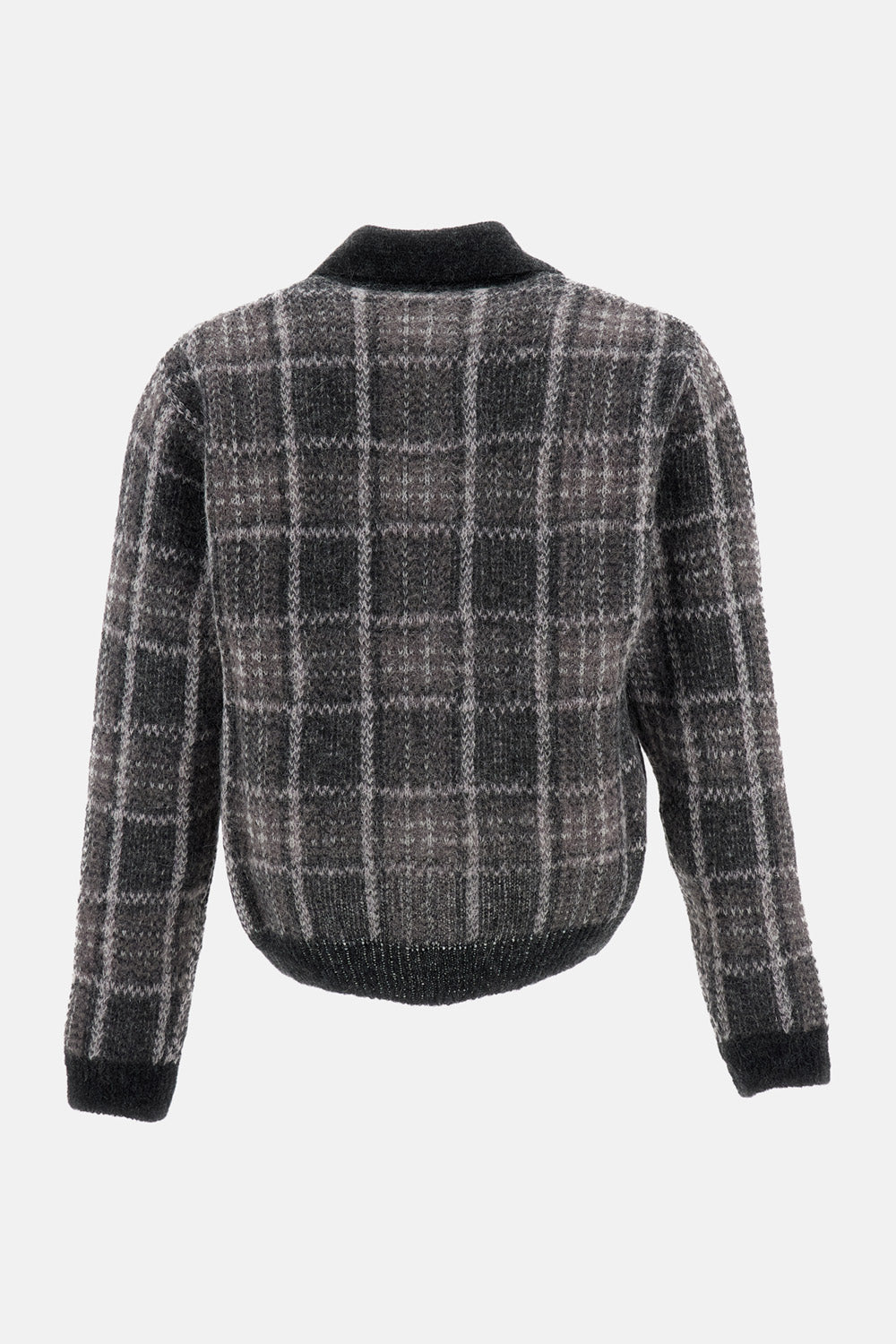 Our Legacy Men Fuzzy Alpaca Blend Polo Sweater OUR LEGACY