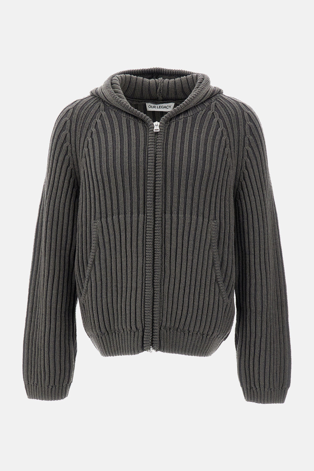 Our Legacy Men Level Wool Zip Hoodie OUR LEGACY