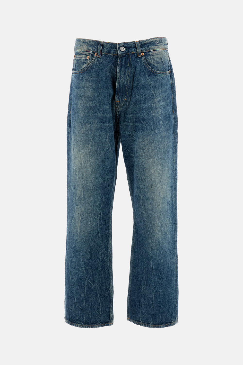 Our Legacy Men Third Cut River Blue Wash Denim Pants OUR LEGACY