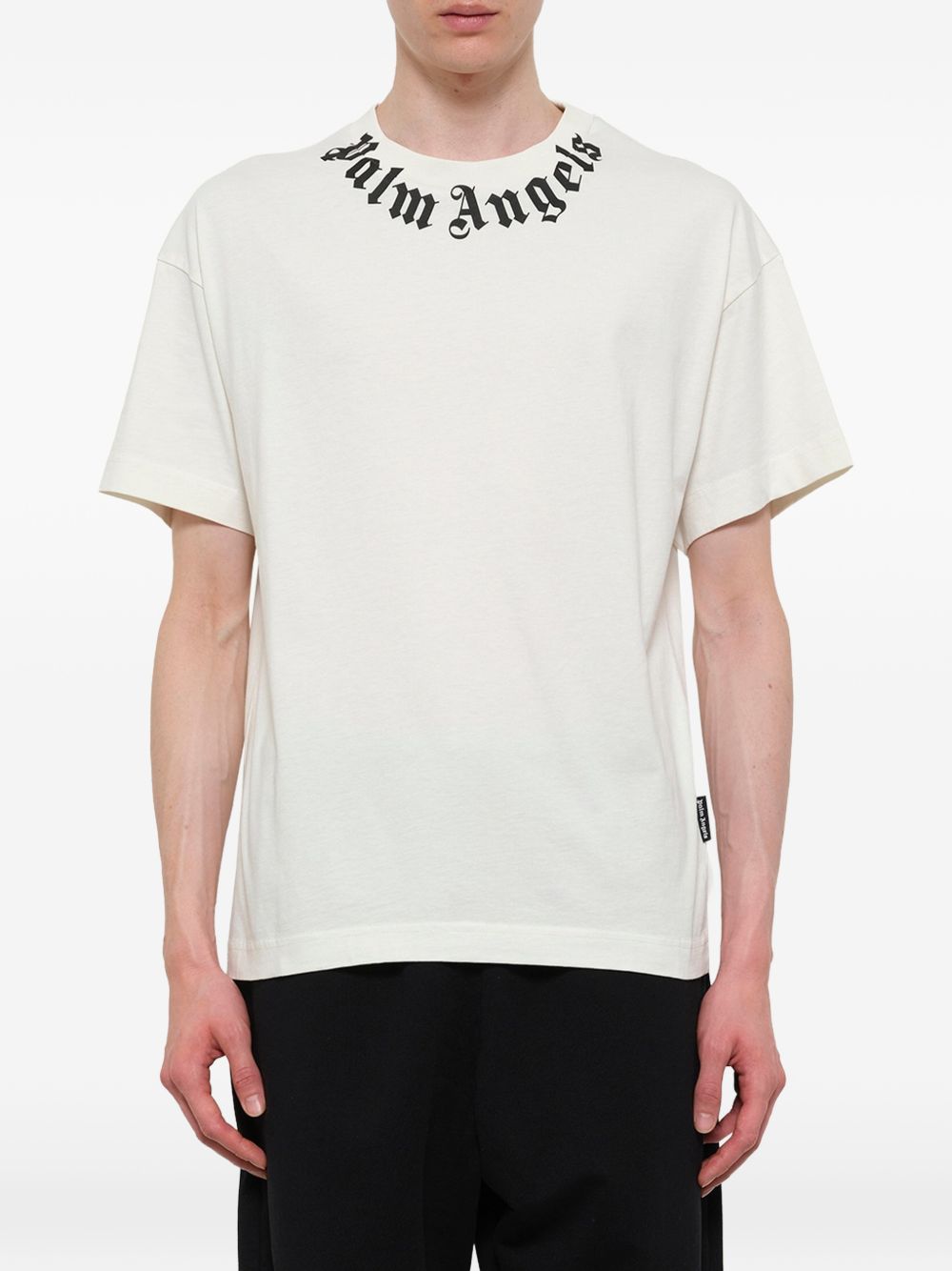 Palm Angels Men Logo Cotton T-Shirt PALM ANGELS