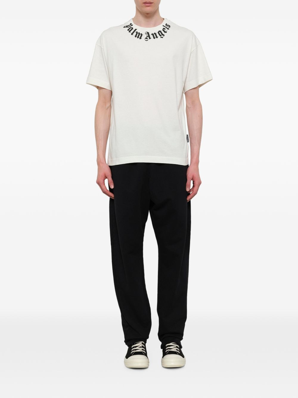 Palm Angels Men Logo Cotton T-Shirt PALM ANGELS