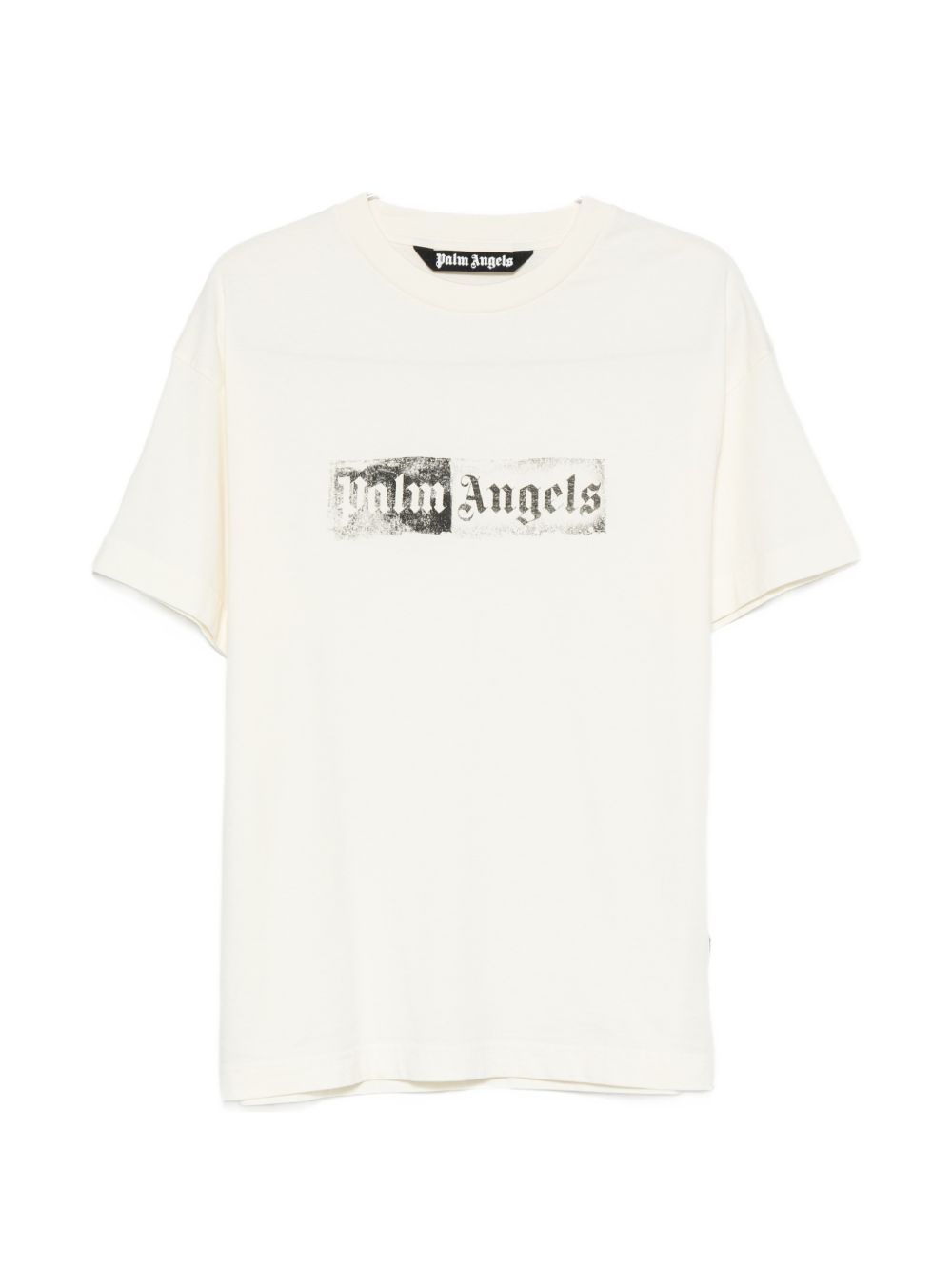 Palm Angels Men Stamp Logo Cotton T-Shirt PALM ANGELS