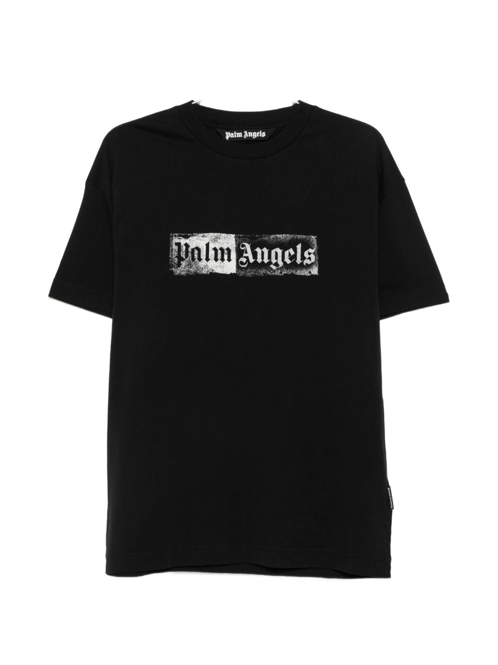 Palm Angels Men Stamp Logo Cotton T-Shirt