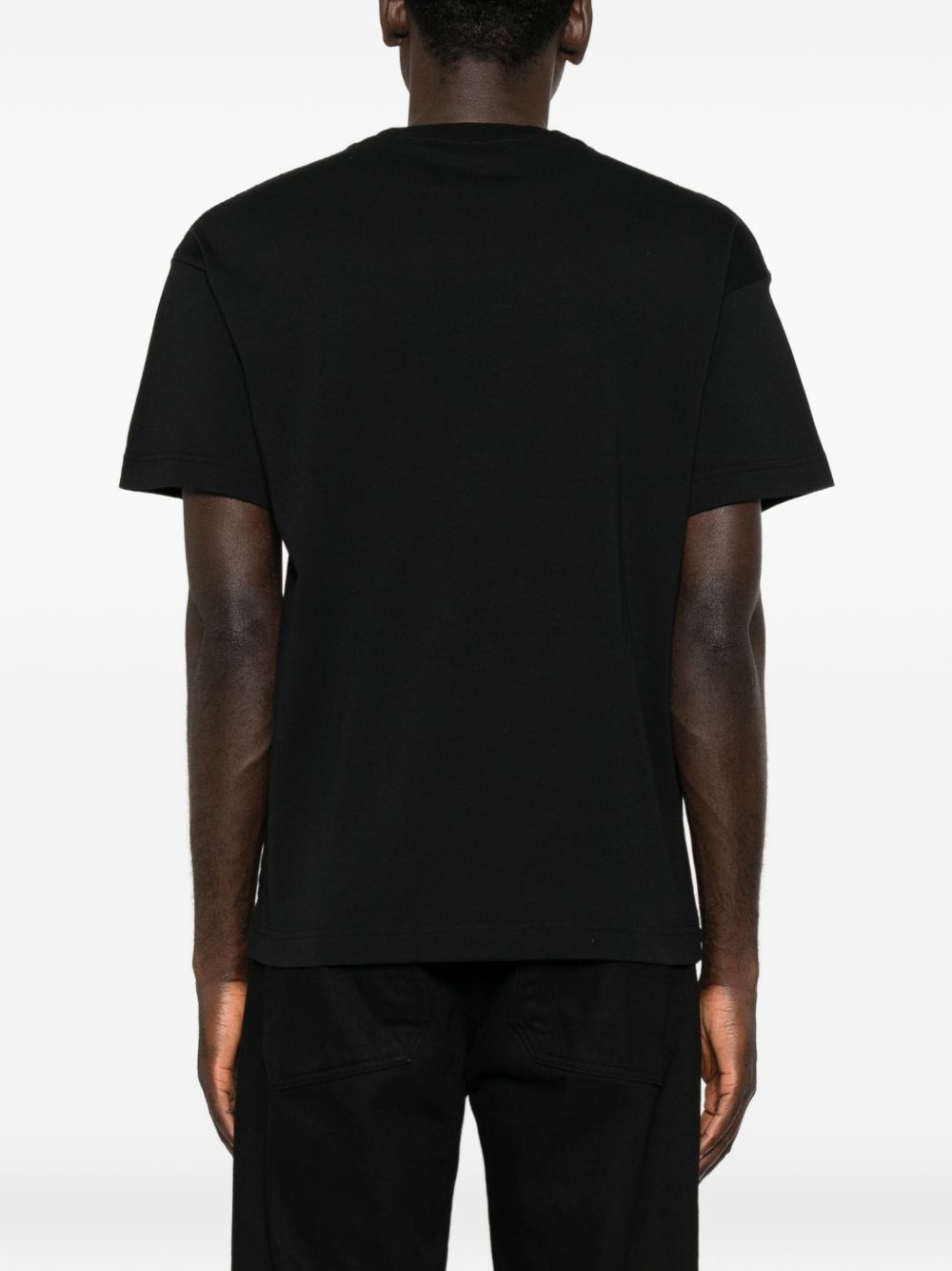 Palm Angels Men Stamp Logo Cotton T-Shirt