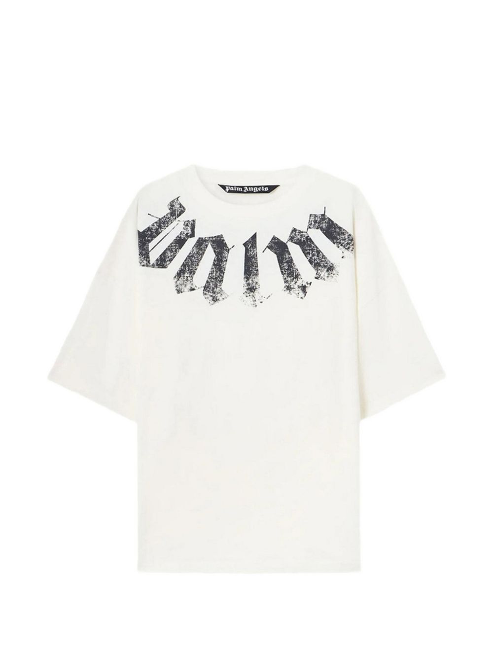 Palm Angels Men Logo Cototn T-Shirt