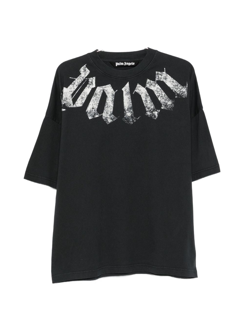 Palm Angels Men Logo Cototn T-Shirt