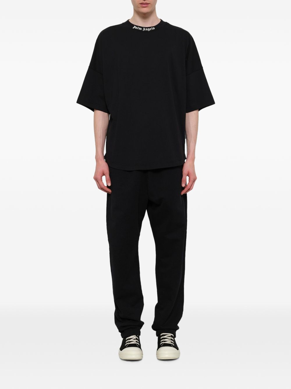 Palm Angels Men Logo Cotton T-Shirt PALM ANGELS