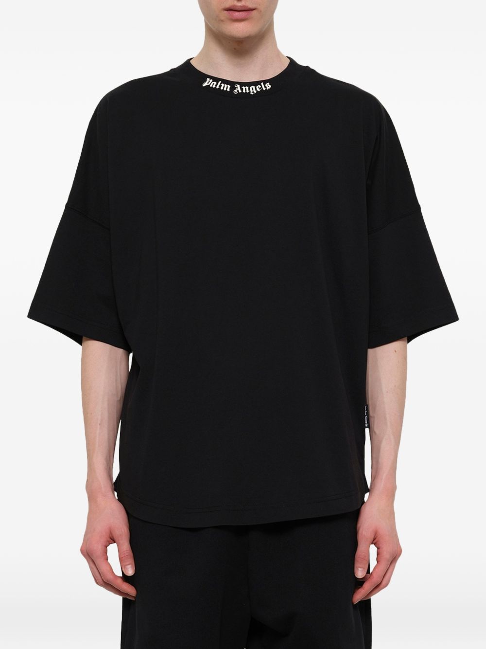 Palm Angels Men Logo Cotton T-Shirt PALM ANGELS