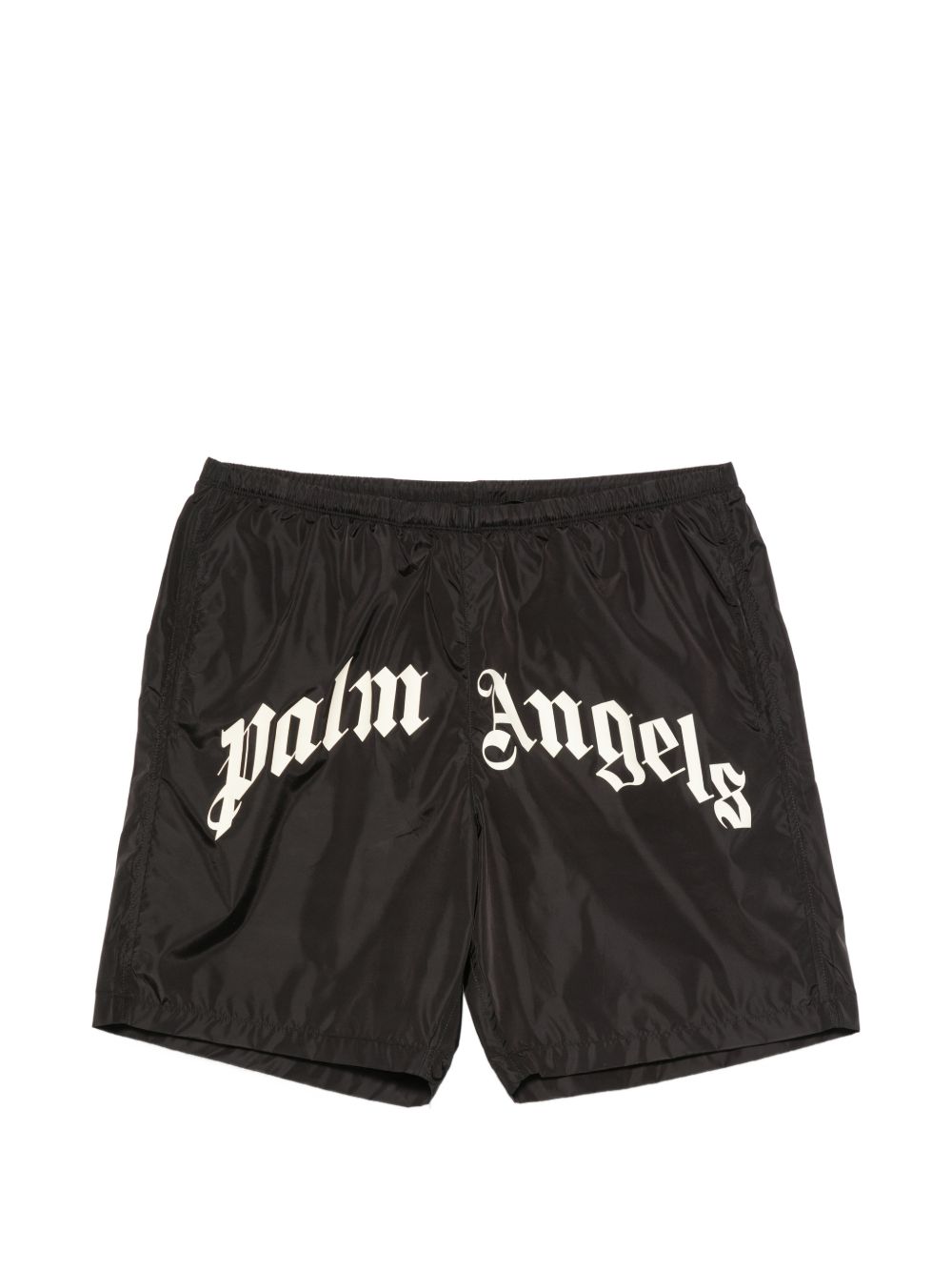Palm Angels Men Curved Logo Swimsrhots