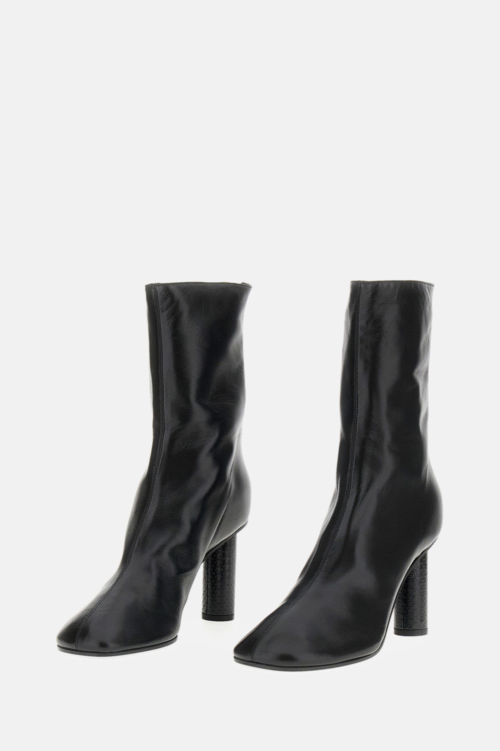Paris Texas Women Alice Nappa Ankle Boots With Python Print Detail PARIS TEXAS