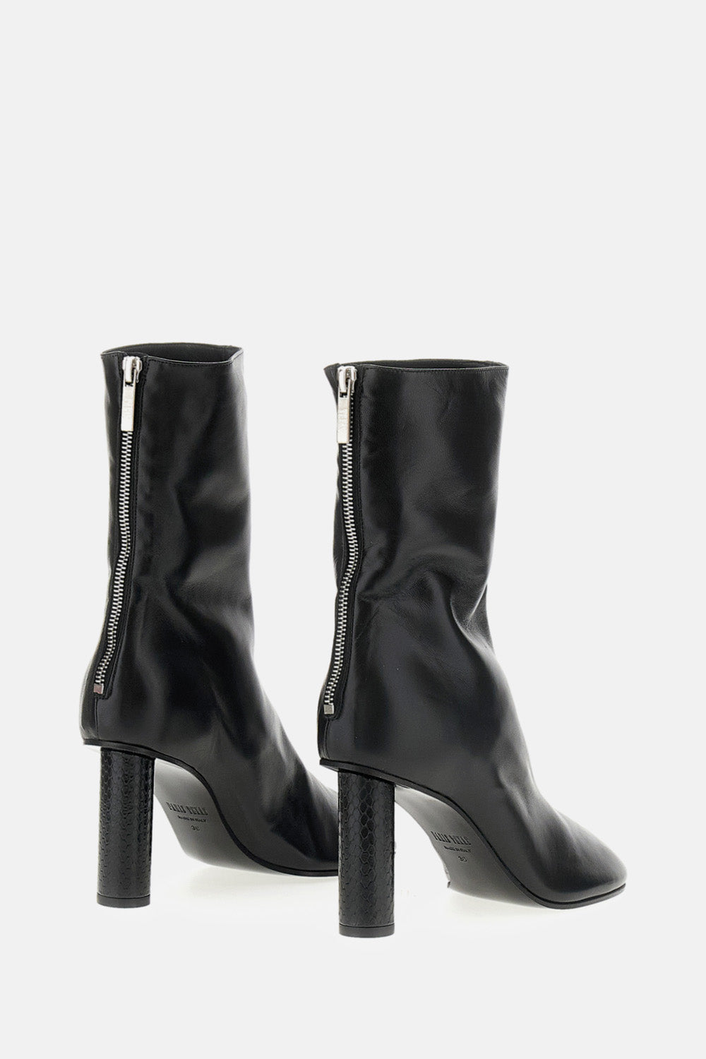 Paris Texas Women Alice Nappa Ankle Boots With Python Print Detail PARIS TEXAS
