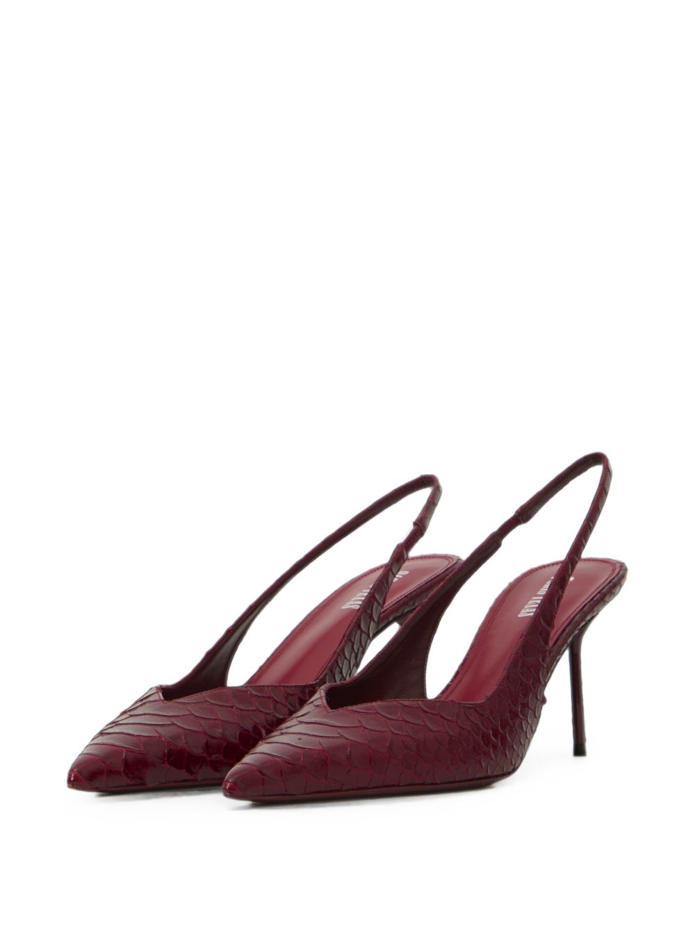 Paris Texas Women Lidia Leather Slingback Pumps PARIS TEXAS