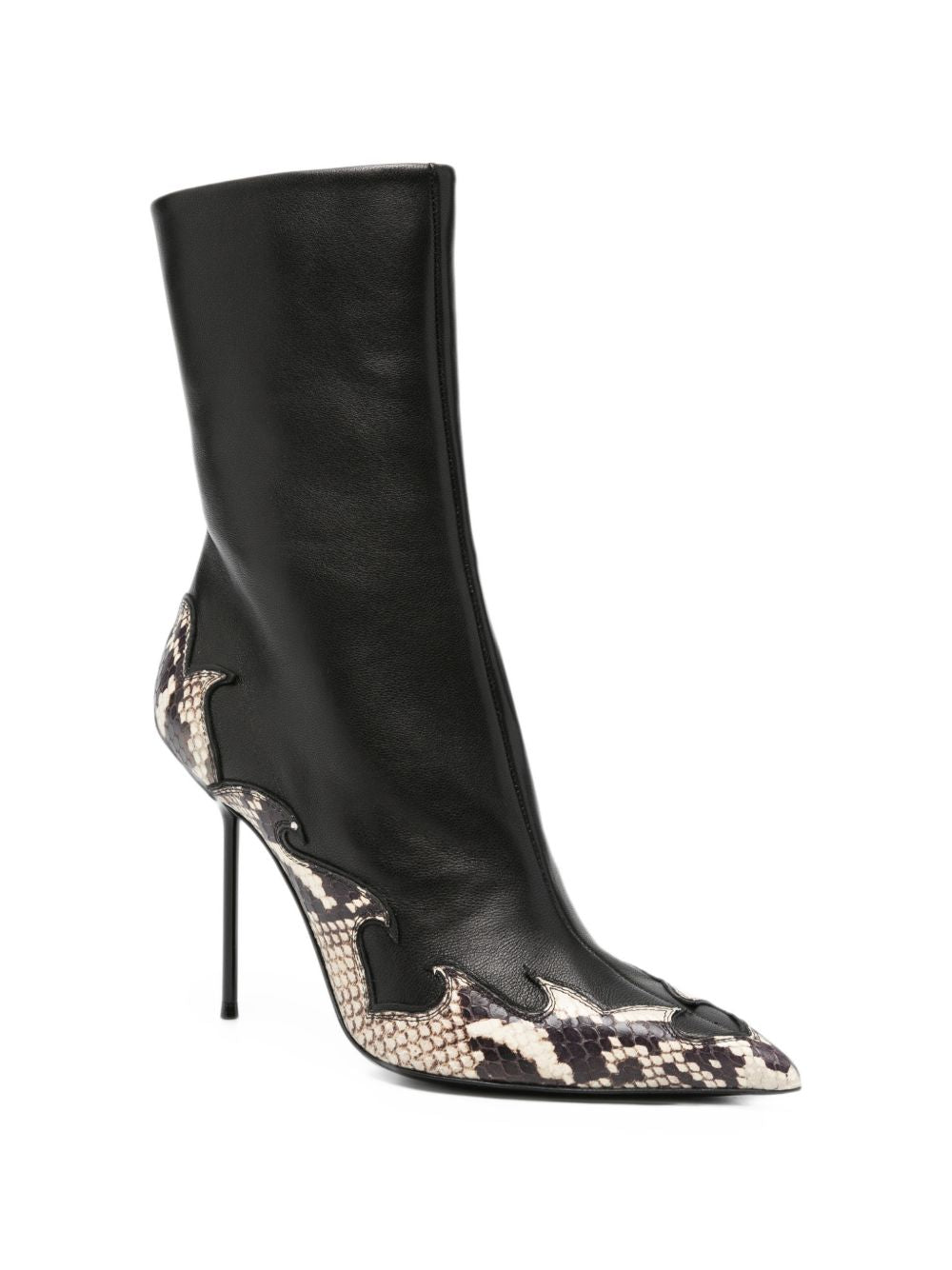 Paris Texas Women Lidia Queen Of Hearts Leather Boots PARIS TEXAS