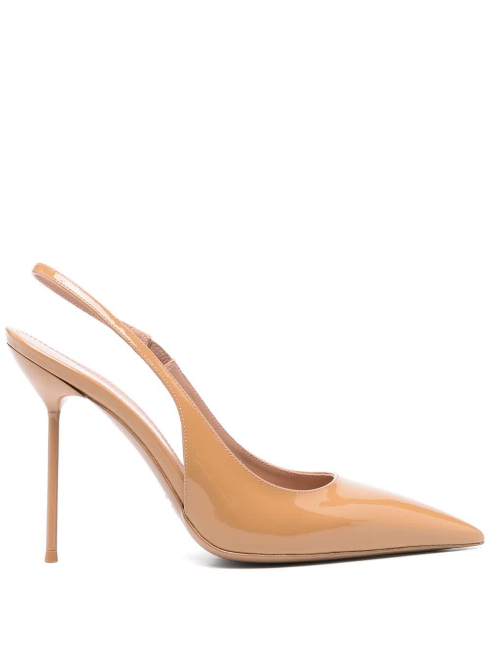 Paris Texas Women Lidia Patent Leather Slingback Pumps PARIS TEXAS
