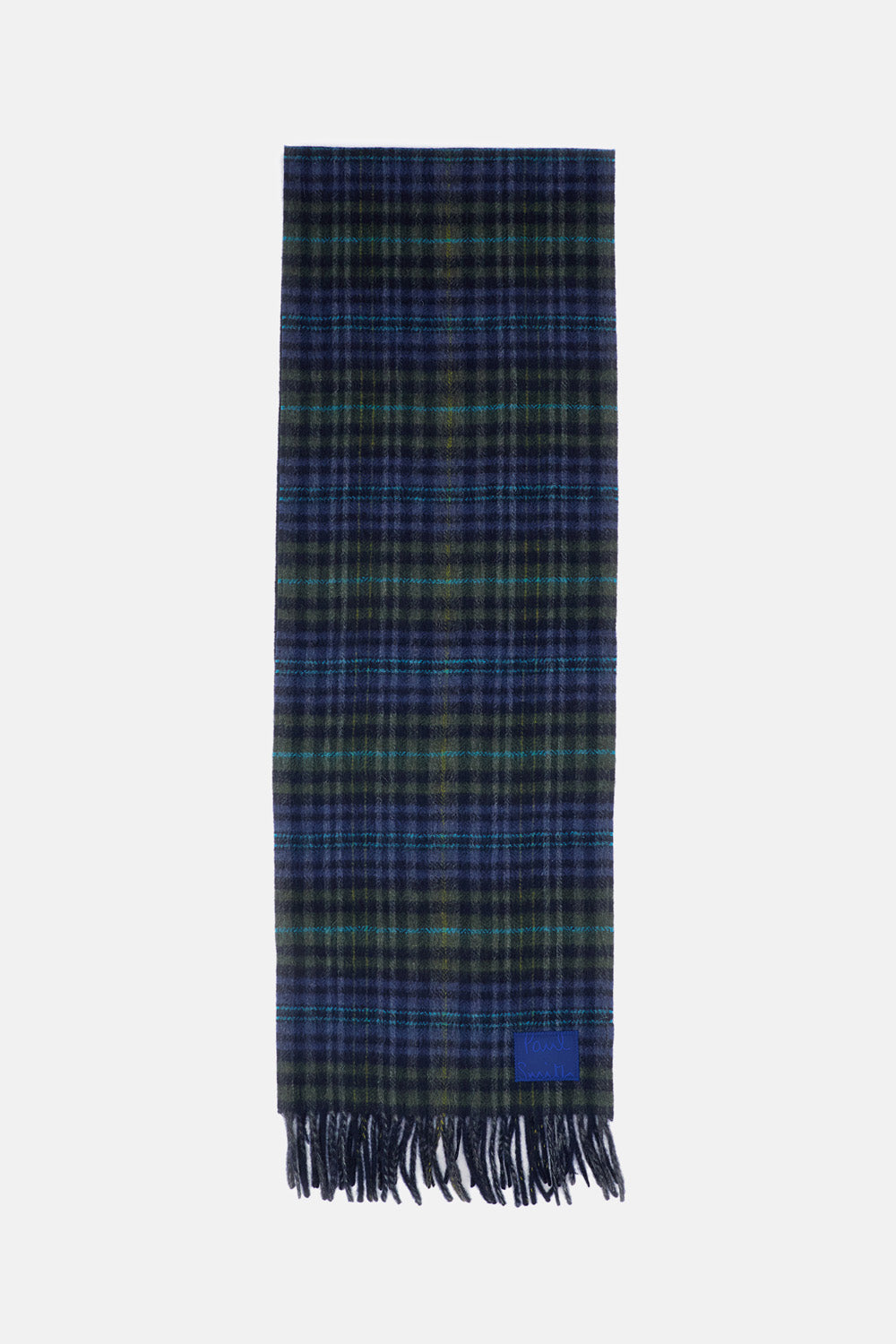 Paul Smith Men Check Wool Scarf PAUL SMITH