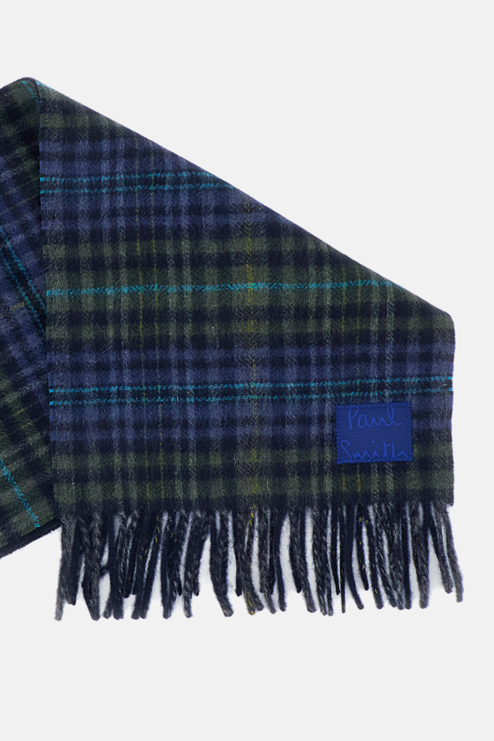 Paul Smith Men Check Wool Scarf PAUL SMITH