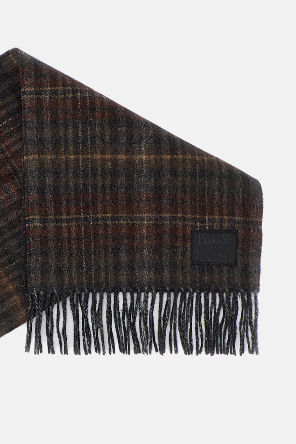 Paul Smith Men Check Wool Scarf PAUL SMITH