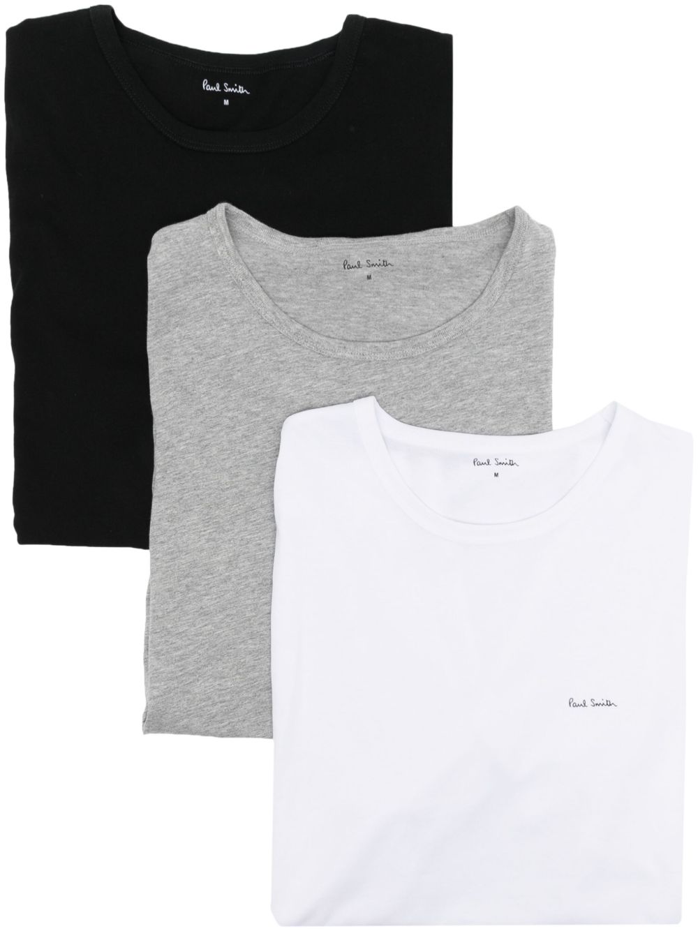 Paul Smith Men Logo Cotton T-Shirt - 3Pack PAUL SMITH