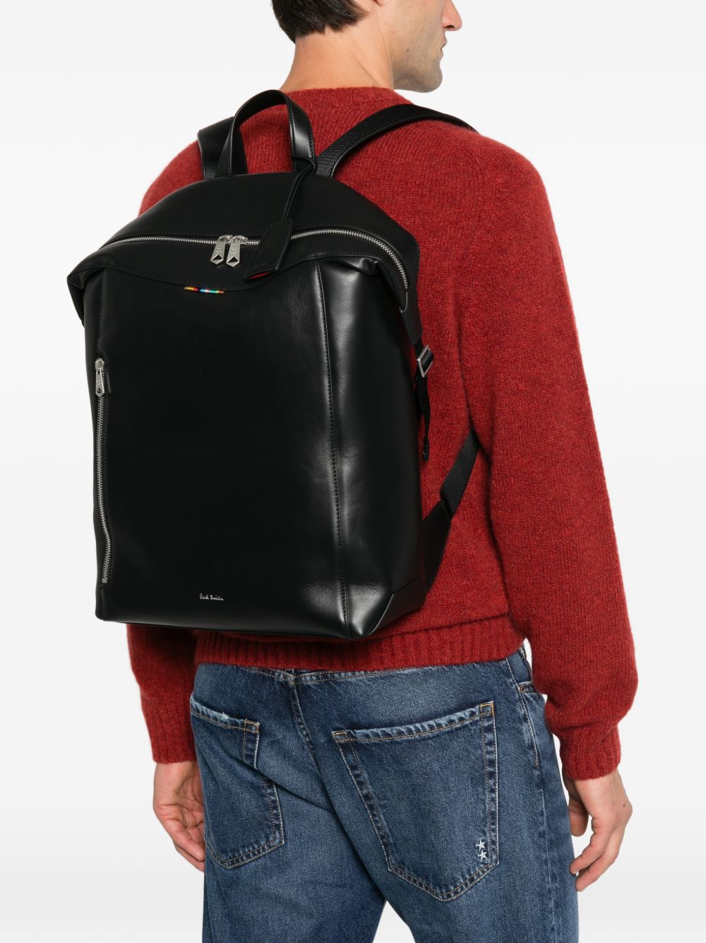 Paul Smith Men Leather Duffle Backpack PAUL SMITH