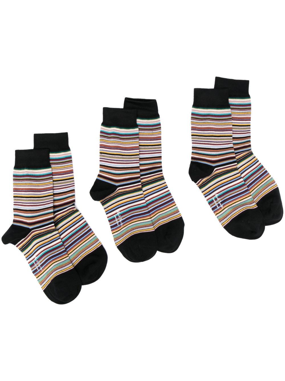 Paul Smith Women Signature Stripe Socks - 3Pack PAUL SMITH