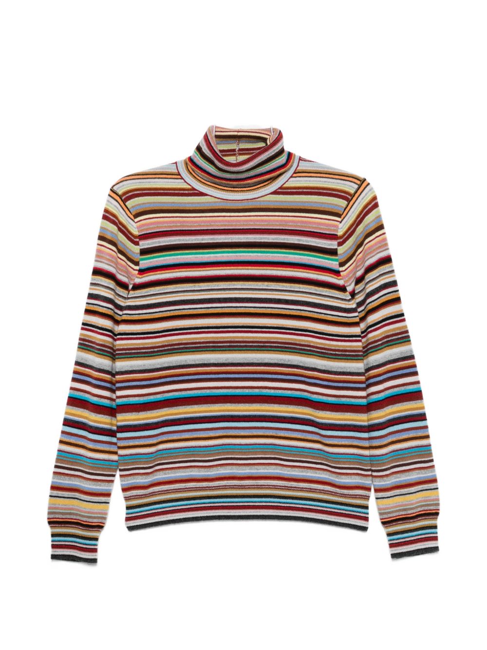Paul Smith Women Signature Stripe Roll Neck Sweater.