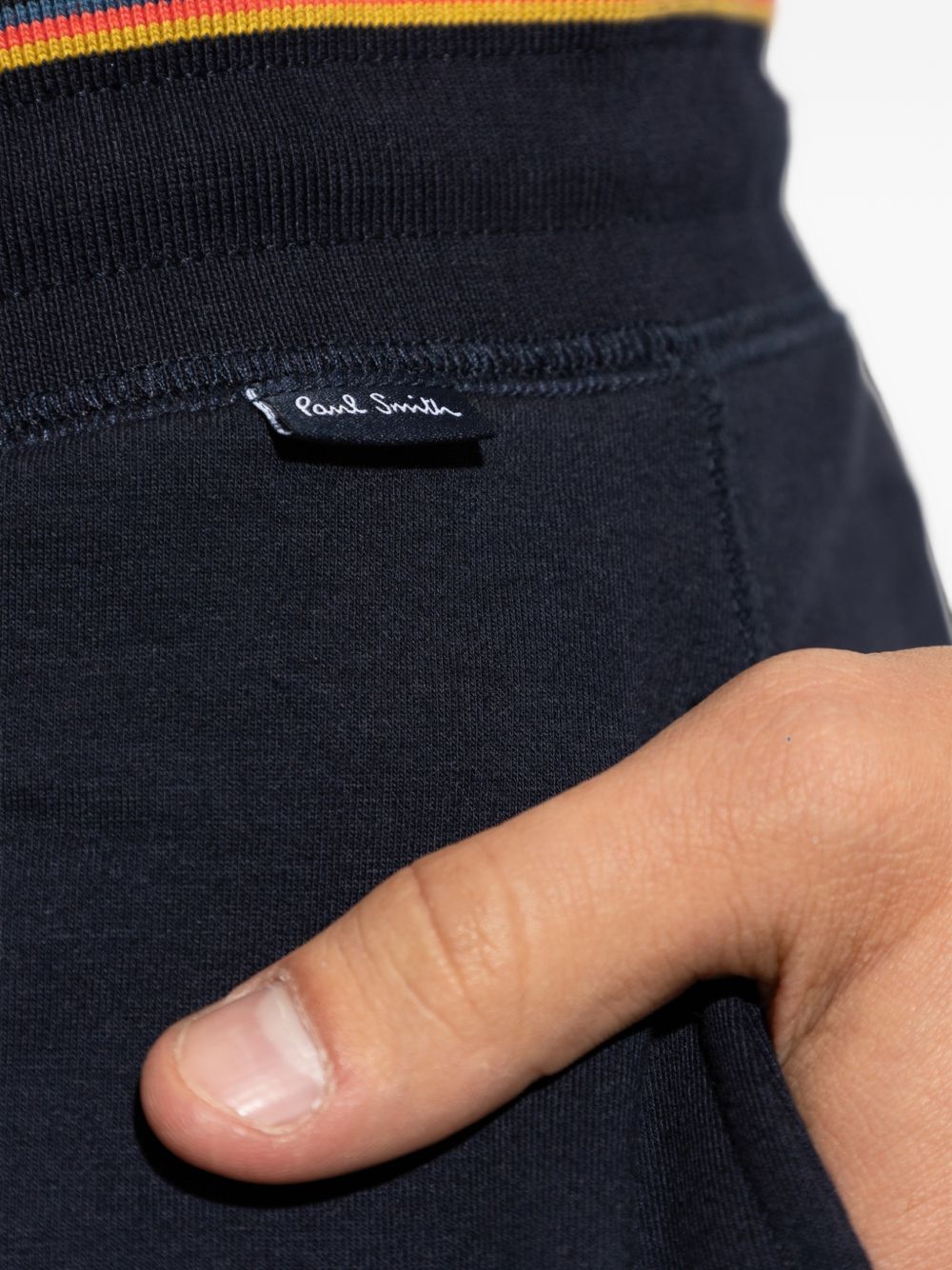 Paul Smith Men Artist Stripe Cotton Sweatpants