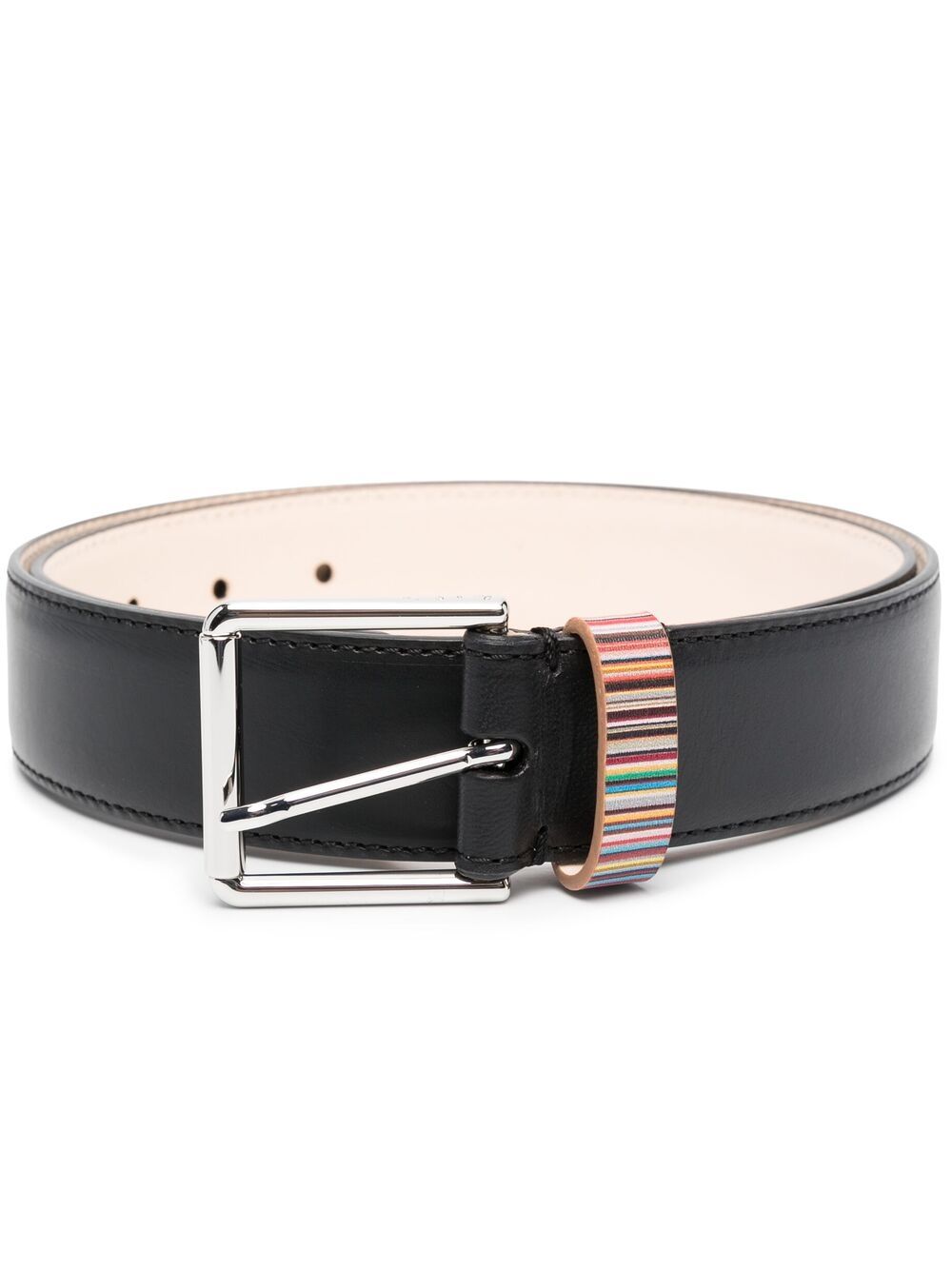 Paul Smith Men Signature Stripe Leather Belt PAUL SMITH
