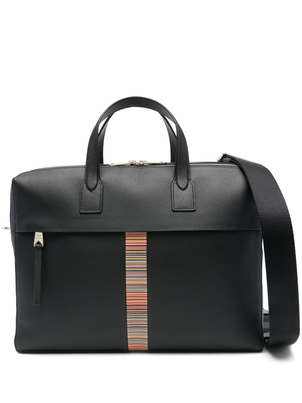 Paul Smith Men Signature Stripe Leather Handbag PAUL SMITH