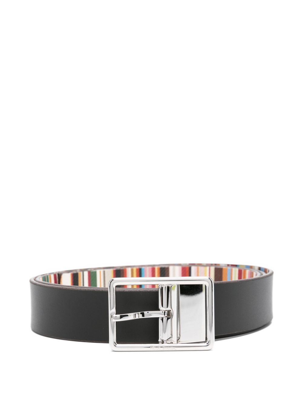 Paul Smith Men Signature Stripe Leather Belt PAUL SMITH