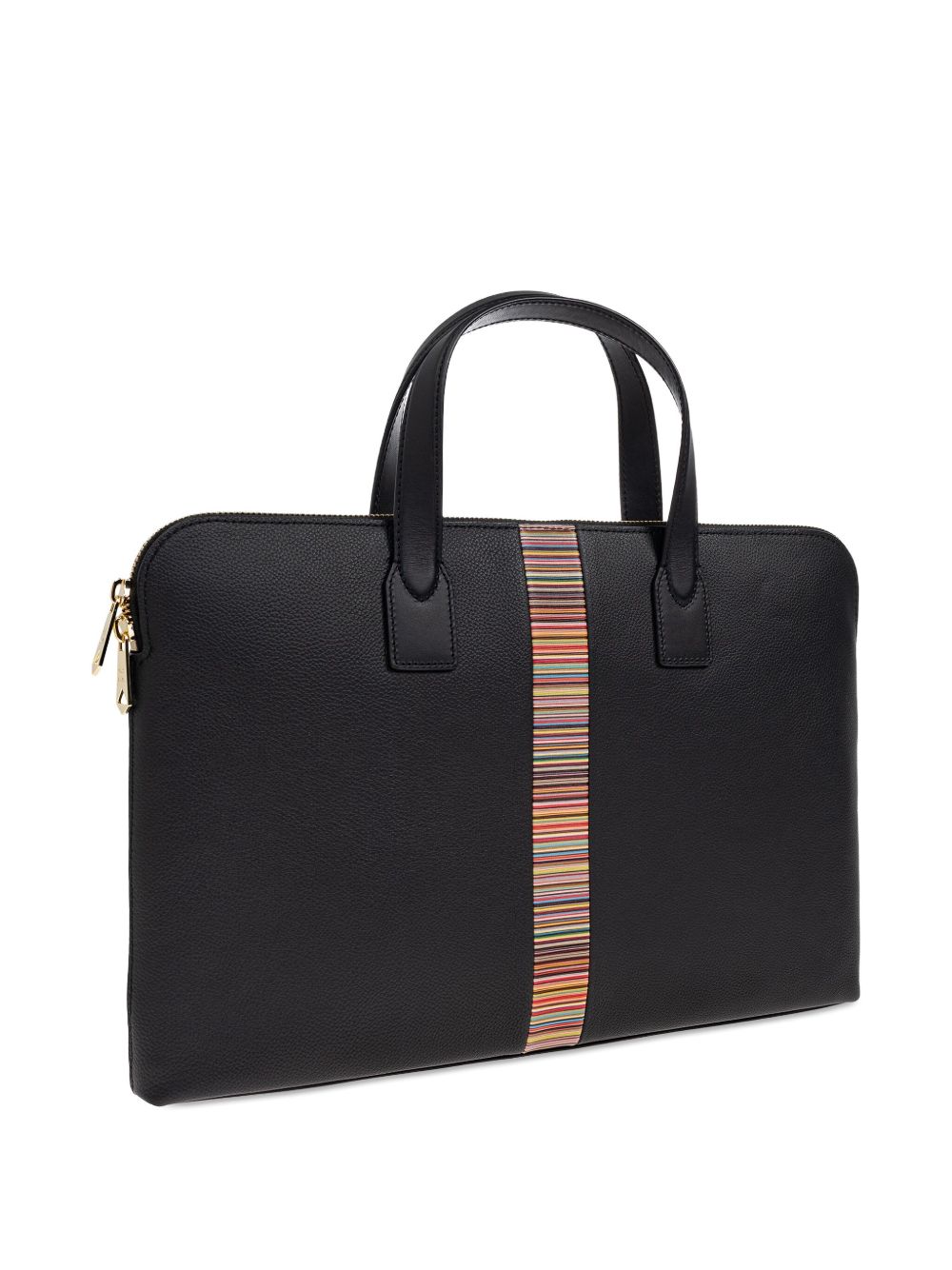 Paul Smith Men Signature Stripe Leather Handbag PAUL SMITH