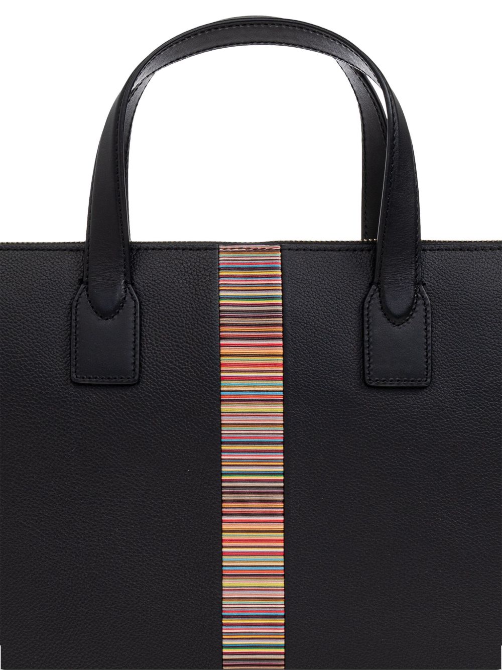 Paul Smith Men Signature Stripe Leather Handbag PAUL SMITH