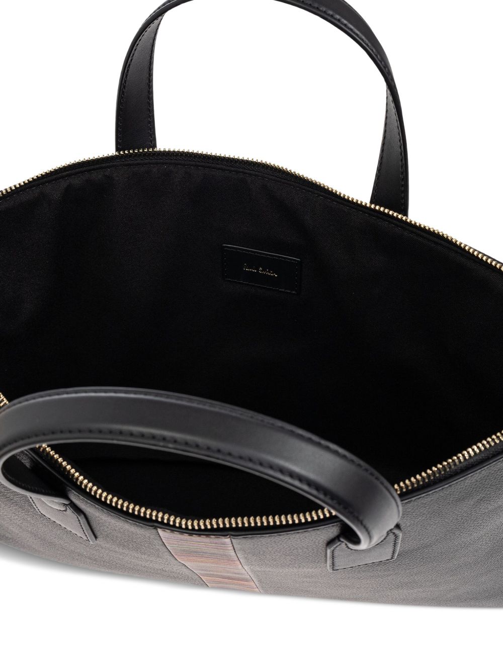 Paul Smith Men Signature Stripe Leather Handbag PAUL SMITH
