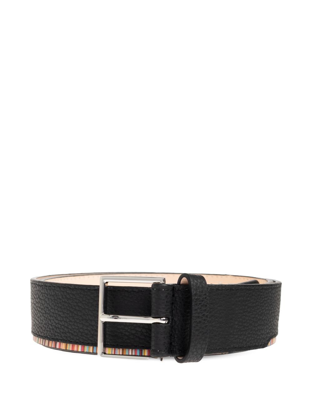 Paul Smith Men Signature Stripe Leather Belt PAUL SMITH